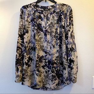 Simply Vera Multicolor Print Long Sleeve Top
